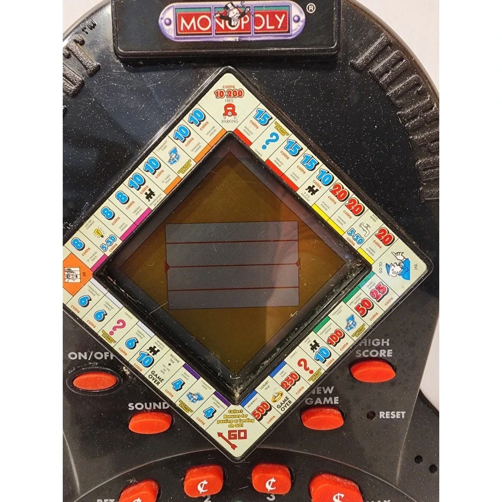 Hasbro Monopoly Electronic Handheld Game - 1999 Tested